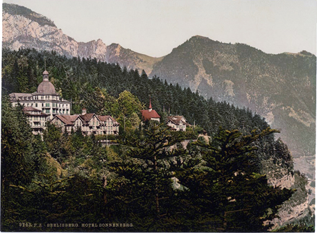 «Hotels und Kapelle auf Seelisberg»